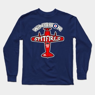 Defunct Windsor Spitfires Hockey Team Long Sleeve T-Shirt